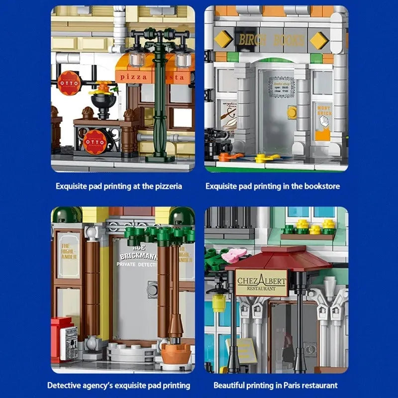 UG Building Block Set: City Street Detective Agency Office, Model UG20104