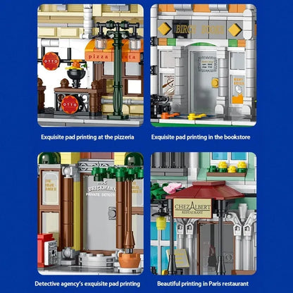 UG Building Block Set: City Street Detective Agency Office, Model UG20104