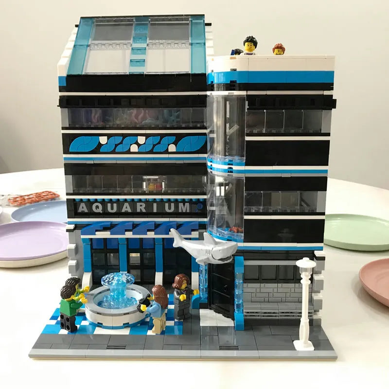 UG MOC Building Block Set: 10186 City Street Expert Ocean Museum