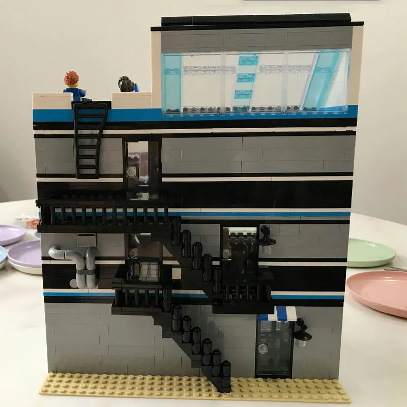 UG MOC Building Block Set: 10186 City Street Expert Ocean Museum
