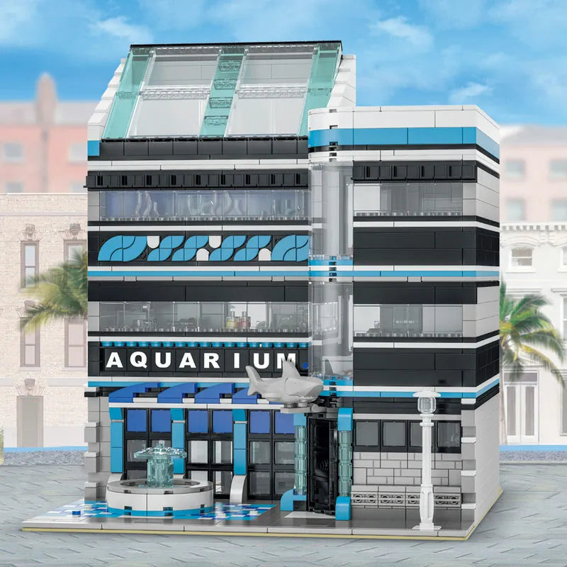 UG MOC Building Block Set: 10186 City Street Expert Ocean Museum