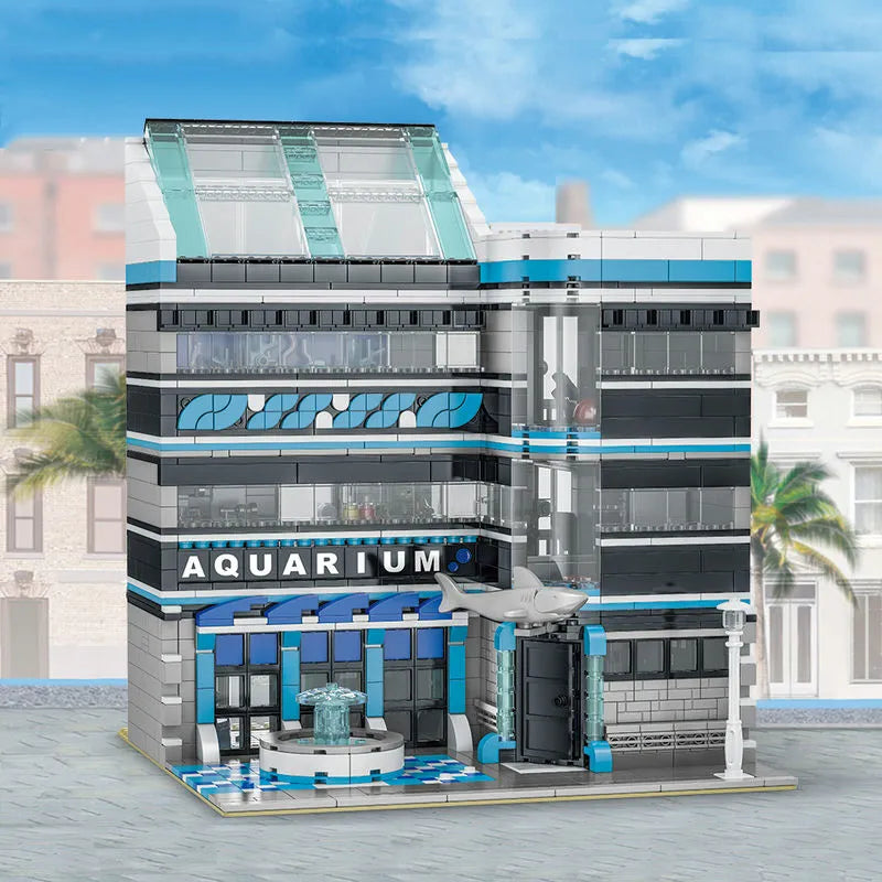 UG MOC Building Block Set: 10186 City Street Expert Ocean Museum