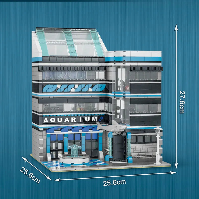 UG MOC Building Block Set: 10186 City Street Expert Ocean Museum