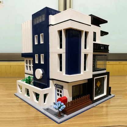 UG MOC Building Block Set: Street Art Gallery Showcase LED, Model UG10201