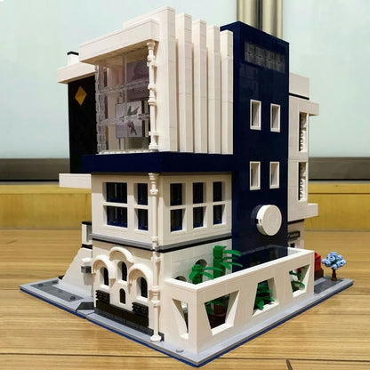 UG MOC Building Block Set: Street Art Gallery Showcase LED, Model UG10201