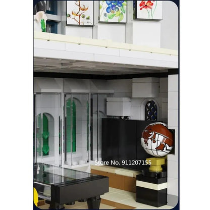 UG MOC Building Block Set: Street Art Gallery Showcase LED, Model UG10201