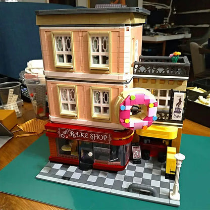 UG MOC Building Block Set: Street Expert Bakery Shop 10180