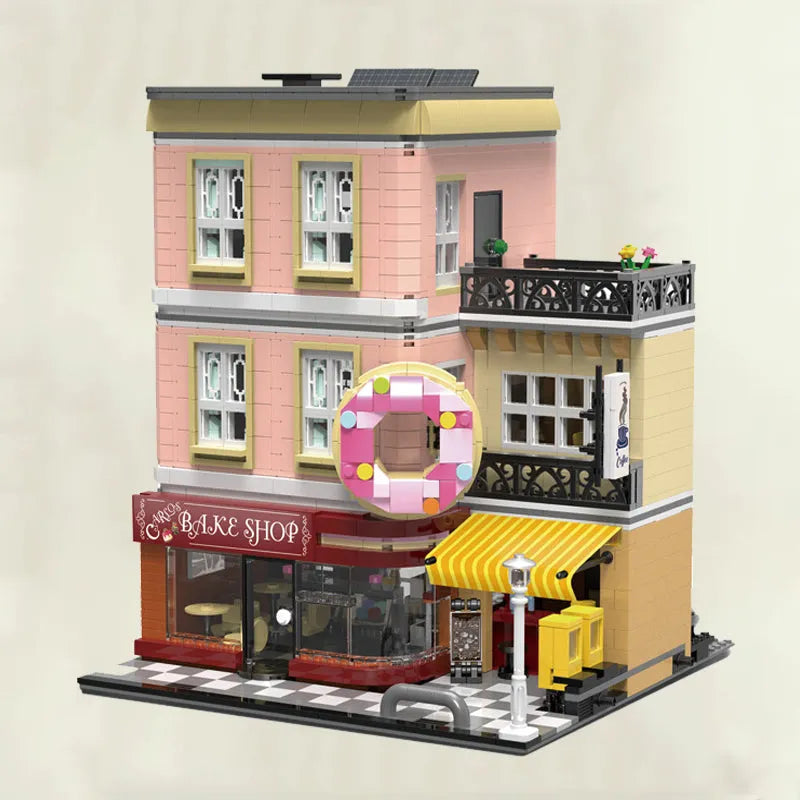 UG MOC Building Block Set: Street Expert Bakery Shop 10180
