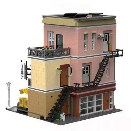 UG MOC Building Block Set: Street Expert Bakery Shop 10180