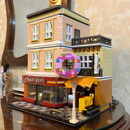 UG MOC Building Block Set: Street Expert Bakery Shop 10180