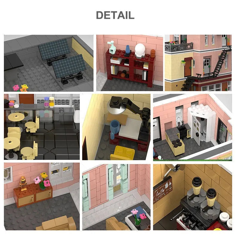UG MOC Building Block Set: Street Expert Bakery Shop 10180