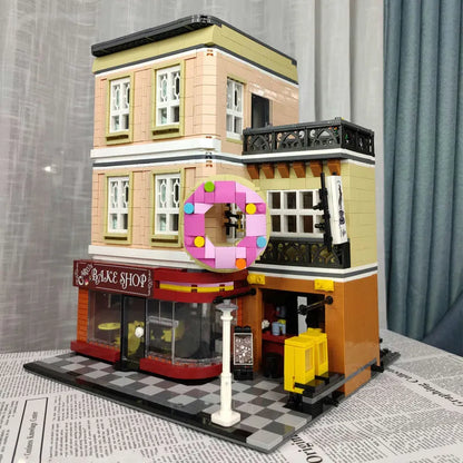 UG MOC Building Block Set: Street Expert Bakery Shop 10180