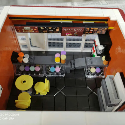 UG MOC Building Block Set: Street Expert Bakery Shop 10180