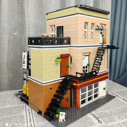 UG MOC Building Block Set: Street Expert Bakery Shop 10180