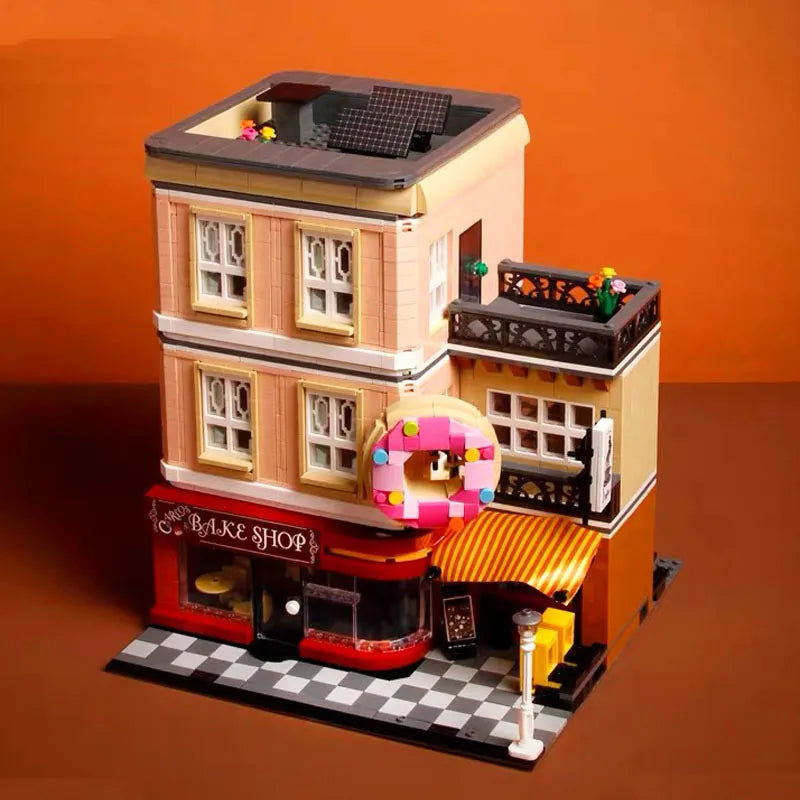 UG MOC Building Block Set: Street Expert Bakery Shop 10180
