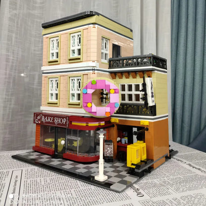 UG MOC Building Block Set: Street Expert Bakery Shop 10180