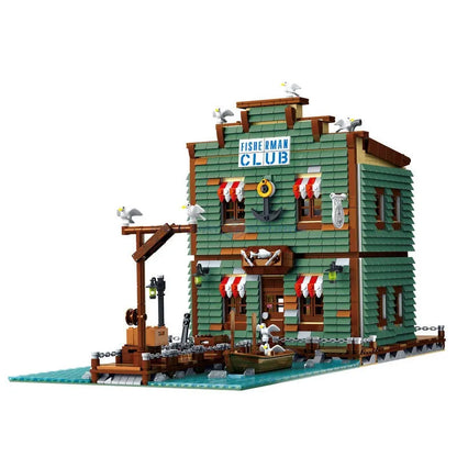UG MOC Building Block Set: Street Expert Fisherman Club House 30107