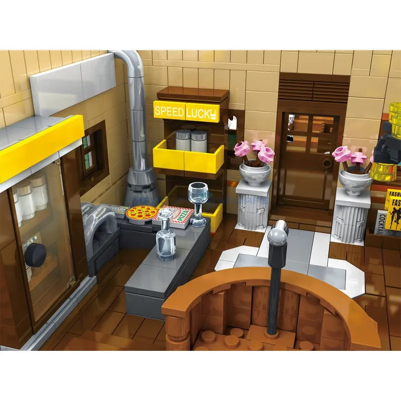UG MOC Building Block Set: Street Expert Fisherman Club House 30107