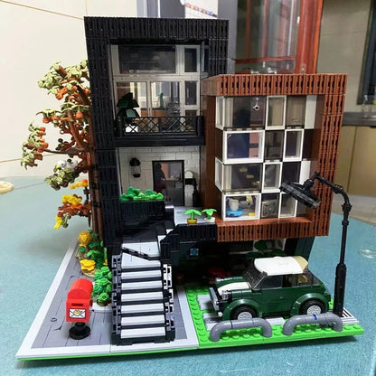 UG MOC Building Block Set: Street Expert Modern Korean Villa 10205