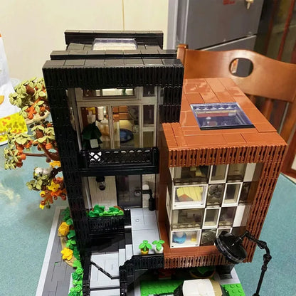 UG MOC Building Block Set: Street Expert Modern Korean Villa 10205