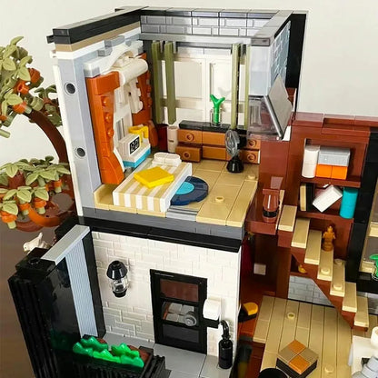 UG MOC Building Block Set: Street Expert Modern Korean Villa 10205
