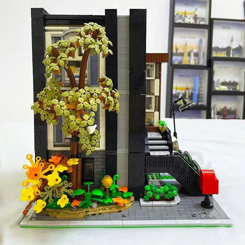UG MOC Building Block Set: Street Expert Modern Korean Villa 10205