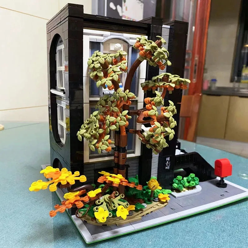 UG MOC Building Block Set: Street Expert Modern Korean Villa 10205