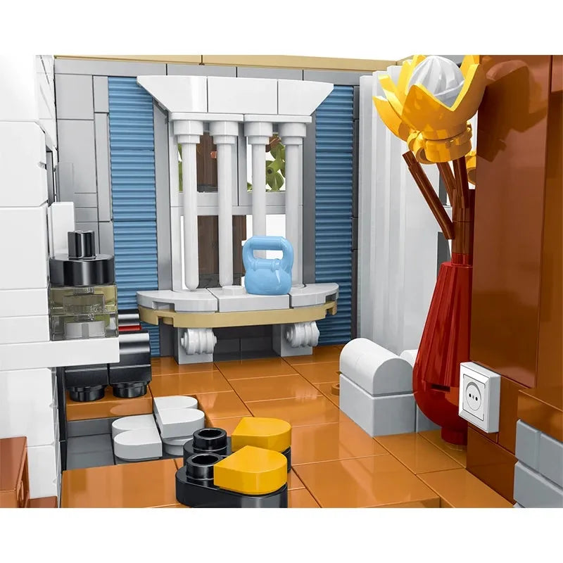 UG MOC Building Block Set: Street Expert Modern Korean Villa 10205