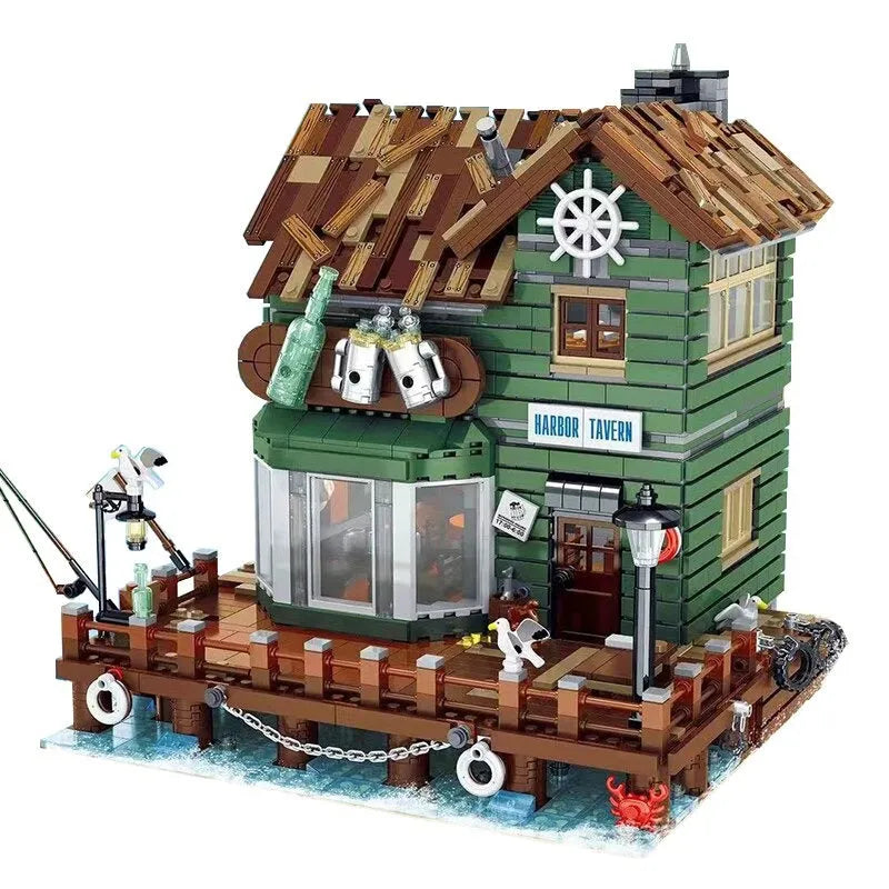 UG MOC Building Block Set: Street Expert Old Harbor Tavern 30108
