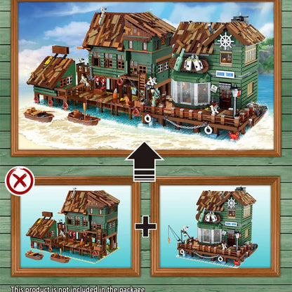 UG MOC Building Block Set: Street Expert Old Harbor Tavern 30108