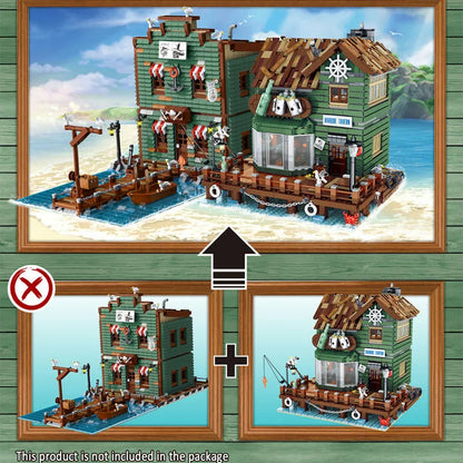 UG MOC Building Block Set: Street Expert Old Harbor Tavern 30108