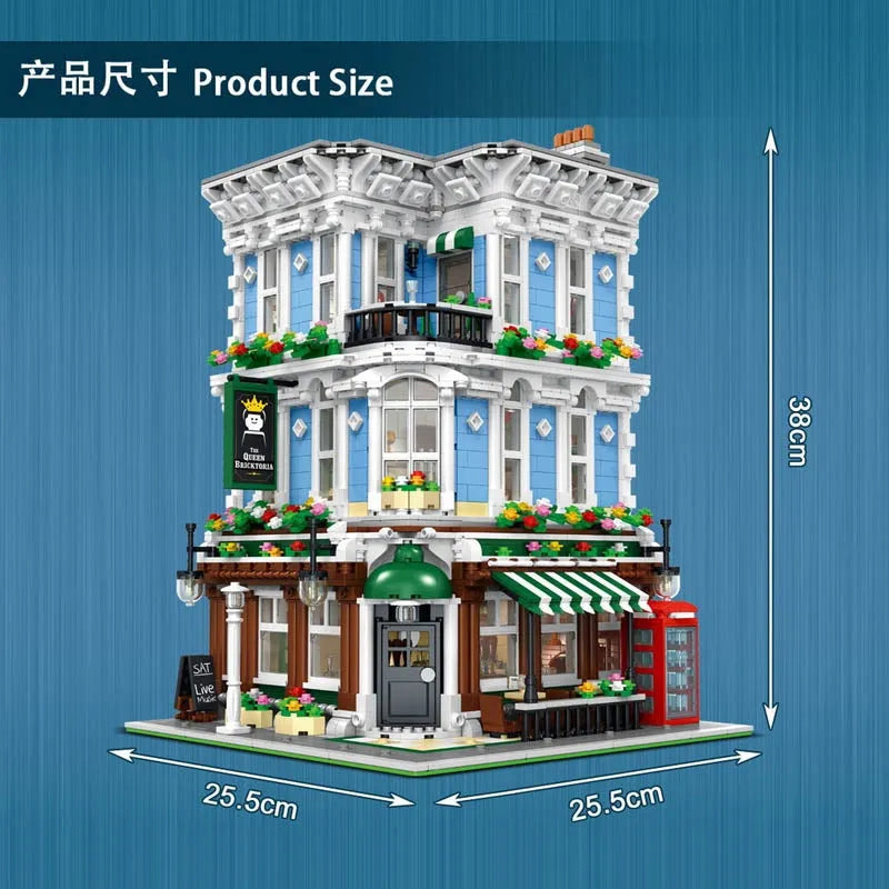 UG MOC Building Block Set: Street Expert Queen Bricktoria 10197