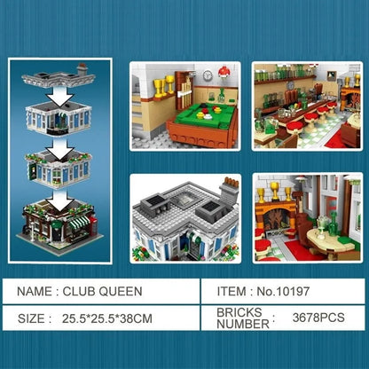 UG MOC Building Block Set: Street Expert Queen Bricktoria 10197