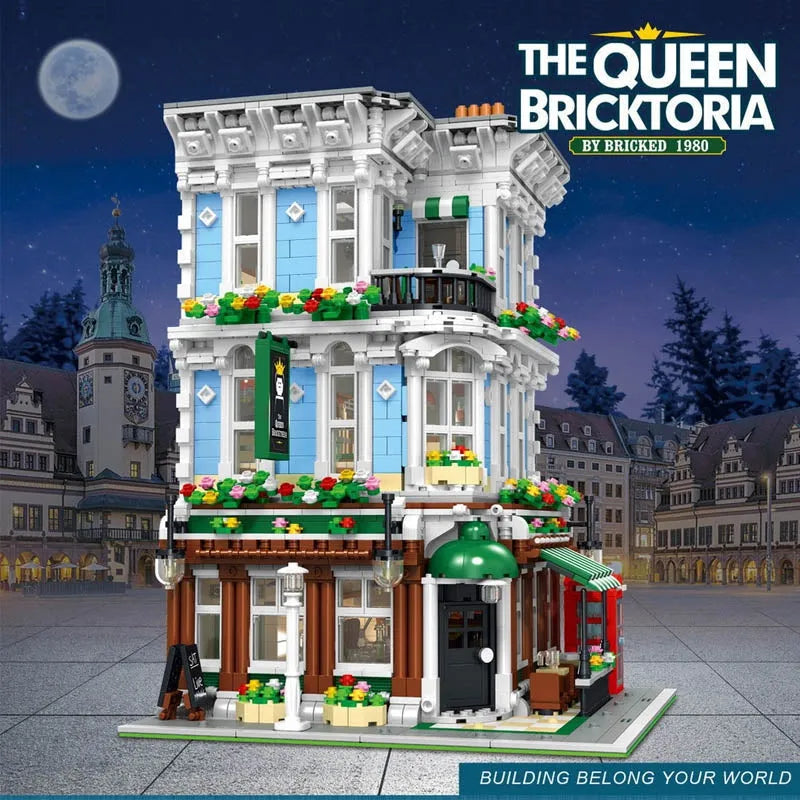 UG MOC Building Block Set: Street Expert Queen Bricktoria 10197