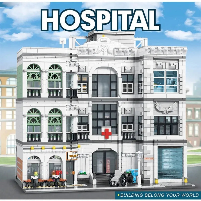 UG MOC Building Block Set: Street Expert City Hospital 10188