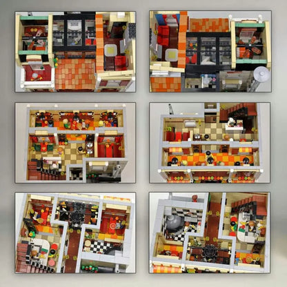 UG MOC Building Block Set: Street Expert City Pizza House 10202