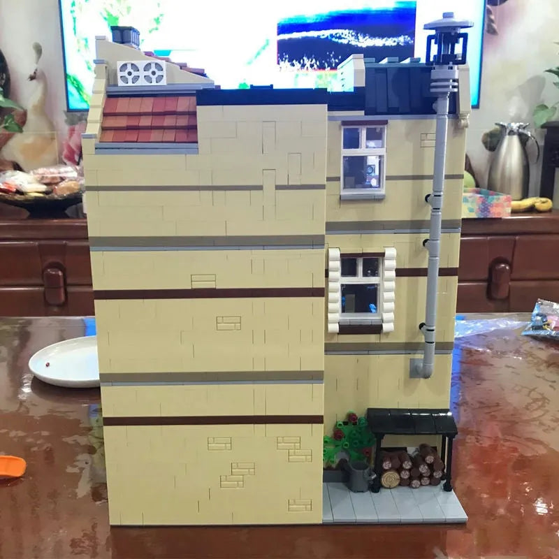 UG MOC Building Block Set: Street Expert City Pizza House 10202