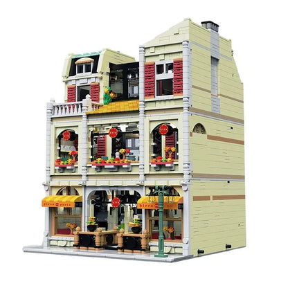 UG MOC Building Block Set: Street Expert City Pizza House 10202