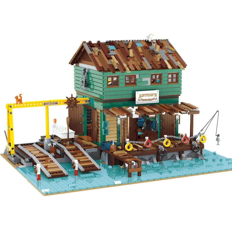 UG MOC Building Block Set: Street Expert City Ship Repair Yard 30106