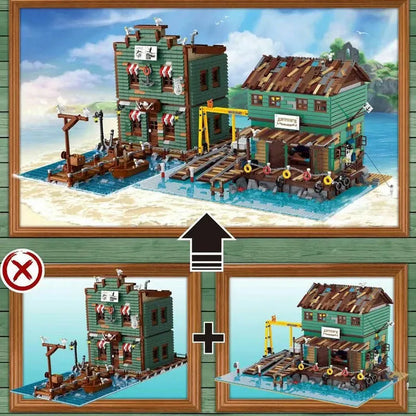 UG MOC Building Block Set: Street Expert City Ship Repair Yard 30106