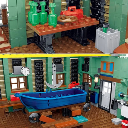 UG MOC Building Block Set: Street Expert City Ship Repair Yard 30106