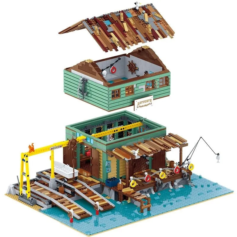 UG MOC Building Block Set: Street Expert City Ship Repair Yard 30106