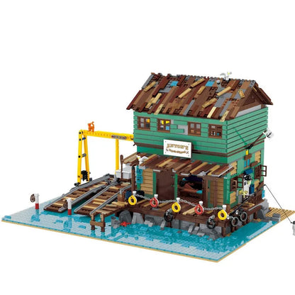UG MOC Building Block Set: Street Expert City Ship Repair Yard 30106