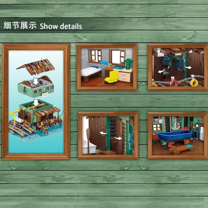 UG MOC Building Block Set: Street Expert City Ship Repair Yard 30106