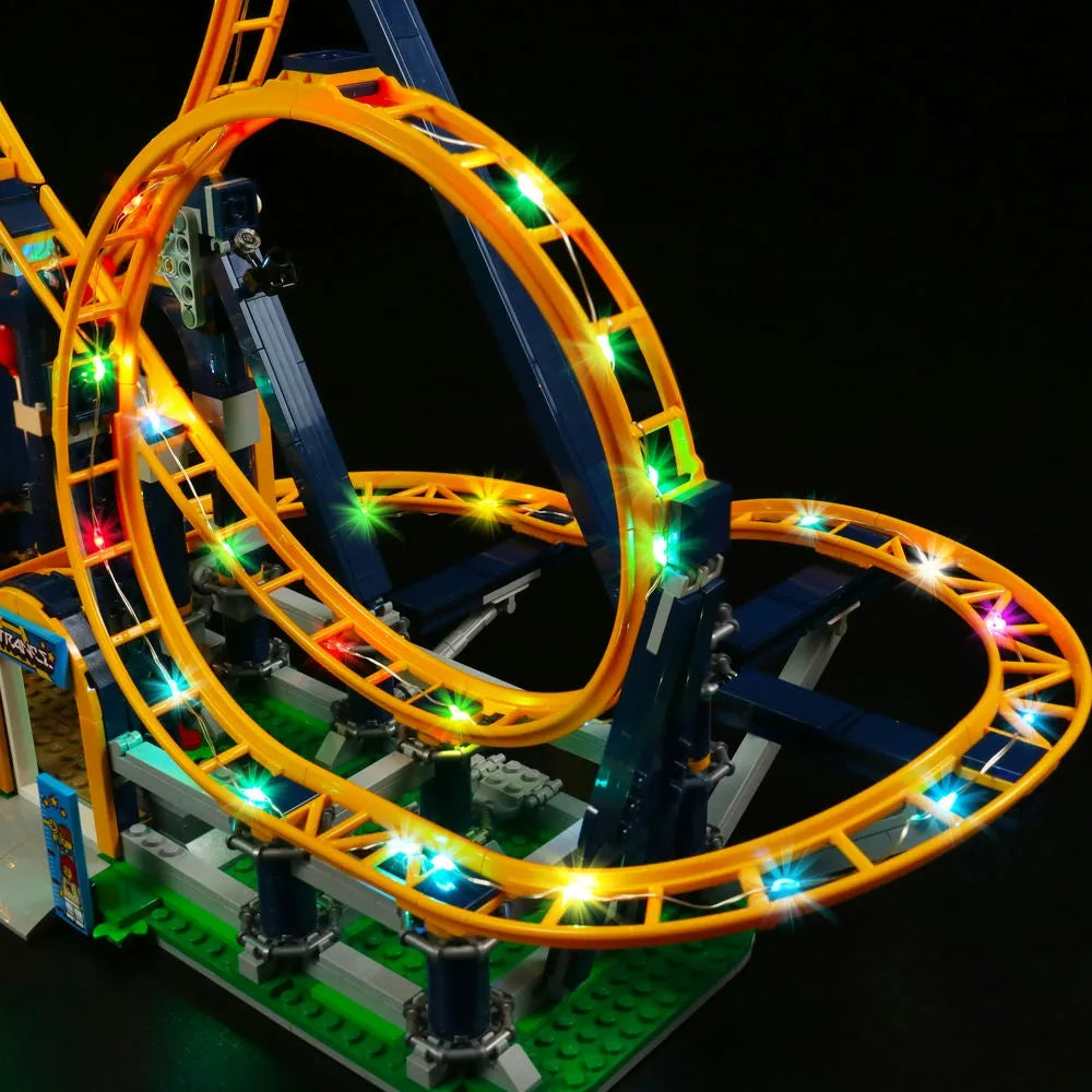 Vonado LED Light Kit for 10303 Loop Roller Coaster (Lights Only), Model L10303