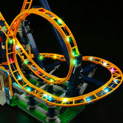 Vonado LED Light Kit for 10303 Loop Roller Coaster (Lights Only), Model L10303