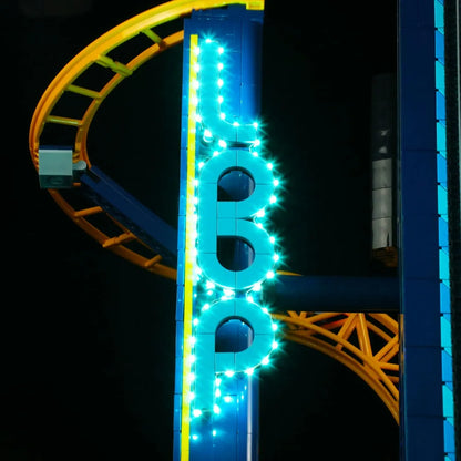 Vonado LED Light Kit for 10303 Loop Roller Coaster (Lights Only), Model L10303