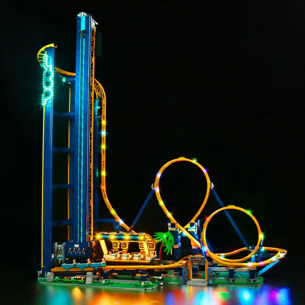 Vonado LED Light Kit for 10303 Loop Roller Coaster (Lights Only), Model L10303