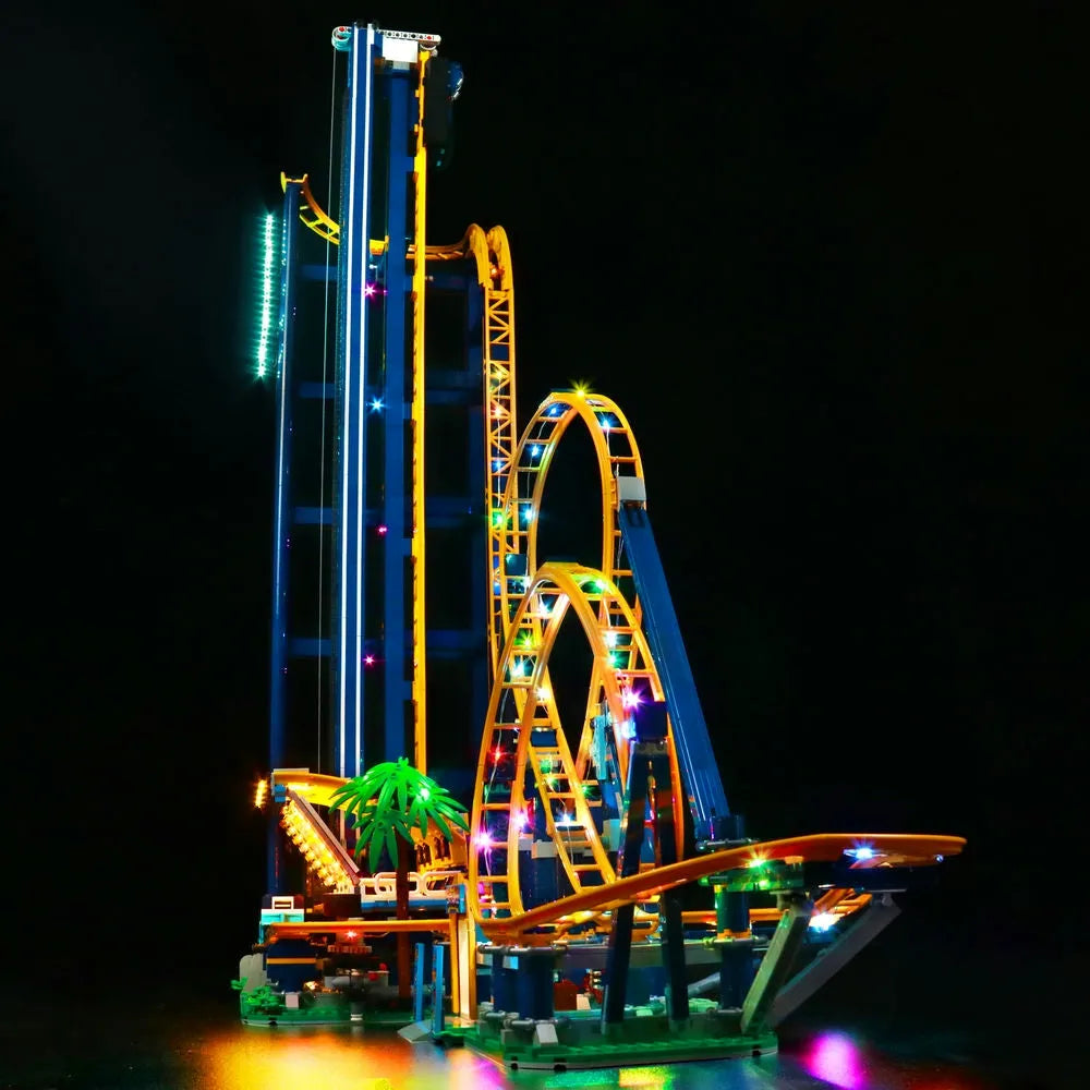 Vonado LED Light Kit for 10303 Loop Roller Coaster (Lights Only), Model L10303