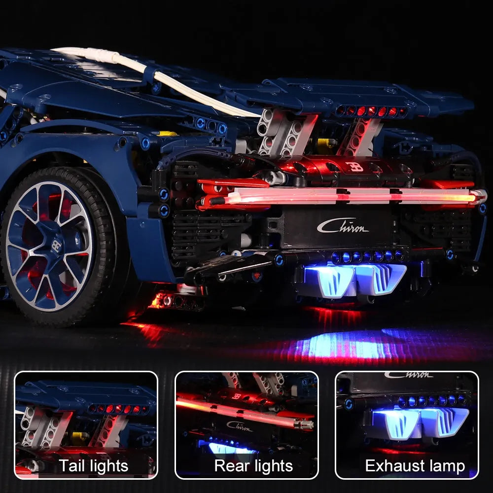 Vonado LED Light Kit for 42083 Bugatti Chiron (Lights Only), Model L42083